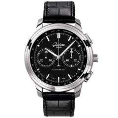 1-39-34-20-42-50 | Glashutte Original Senator Chronograph XL Steel 44 mm watch. Buy Online