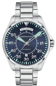 H64615145 | Hamilton Khaki Aviation Day Date Automatic 42mm watch. Buy Online