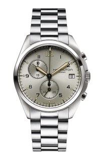 H76512155 | Hamilton Khaki aviation Pioneer Chrono Quartz 41mm watch. Buy Online