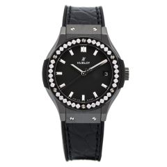 581.CM.1171.LR.1104 | Hublot Classic Fusion Black Magic Diamonds 33 mm watch. Buy Online