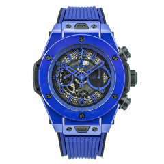 411.ES.5119.RX | Hublot Big Bang Unico Blue Magic 45 mm watch. Buy Online