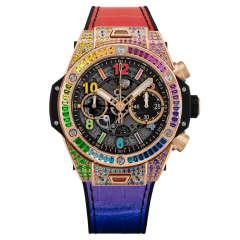 441.OX.1118.LR.0999 | Hublot Big Bang Unico King Gold Rainbow 42 mm watch | Buy Now