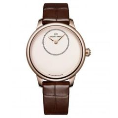 J005003200 | Jaquet Droz Petit Heure Minute 35 mm Ivory Enamel watch. Buy Online