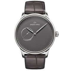 J017030240 | Jaquet Droz Grande Heure Minute Ardoise Steel 43 mm