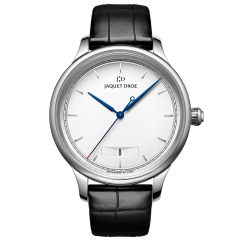 J017510240 | Jaquet Droz Grande Heure Minute Quantieme Silver Steel