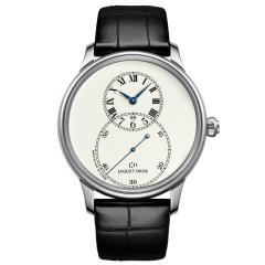 J014014201 | Jaquet Droz Grande Seconde Ivory Enamel 39 mm watch. Buy Online