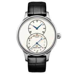 J007014200 | Jaquet Droz Grande Seconde Quantieme Ivory Enamel White Gold