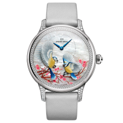 J005024576 | Jaquet Droz Petite Heure Minute Relief Seasons White Gold