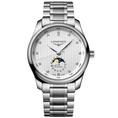 
L2.909.4.77.6 | Longines The Longines Master Collection Moon-Phase Diamonds 40 mm watch | Buy Online