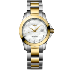 L3.376.3.87.7 | Longines Conquest Diamonds Quartz 29.5 mm watch | Buy Now