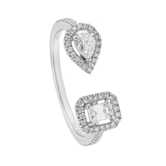 Messika My Twin Toi & Moi White Gold Diamond Ring Size 53 6471