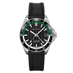 NN1100SC1CG/BE111 | Norqain Adventure Neverest GMT Black and Green Rubber Nato 41mm watch. Buy Online