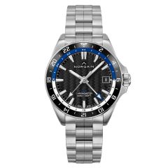 NN1100SC1CG/BA111 | Norqain Adventure Neverest GMT Satin Steel 41mm watch. Buy Online