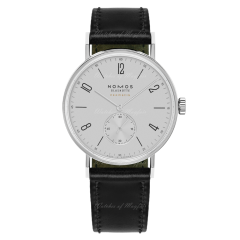 Nomos Tangente Neomatik 39 Platinum Grey Black Leather 143