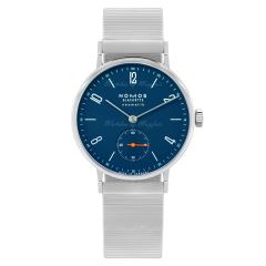 Nomos Tangente Neomatik Midnight Blue Steel Bracelet 35 mm 177