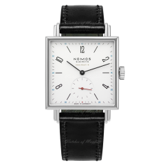 421 | Nomos Tetra Neomatik 39 Automatic Black Leather watch | Buy Now