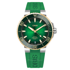 01 400 7769 6357-07 4 22 77FC | Oris Aquis Date Calibre 400 Green Automatic 41.5 mm watch | Buy Now