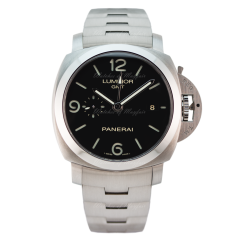 Panerai Luminor 1950 3 Days GMT Automatic PAM00329 New Authentic