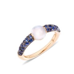 A.B502TO7ZAAD Pomellato M'ama Non M'ama Rose Gold Adularia Sapphire Ring