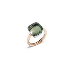 Pomellato Nudo White and Rose Gold Prasiolite Ring PAB2010_O6000_000PA