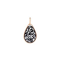 PMB1030_O7000_000OU | Buy Online Pomellato Victoria Rose Gold Jet Pendant