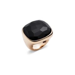 PAA1080_O7000_000OU |Buy Online Pomellato Victoria Rose Gold Jet Ring Size 51