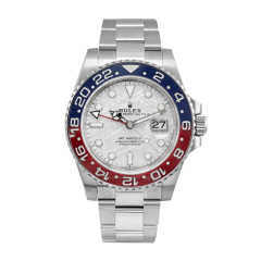 126719BLRO | Rolex GMT-Master II White Gold Oyster Bracelet 40 mm watch. Buy Online