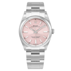 Rolex Oyster Perpetual Pink Dial 34 mm M124200-0004 New 2021