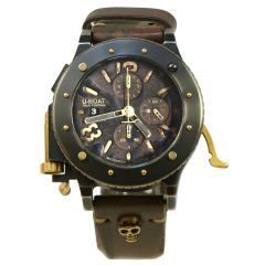 U-Boat Unicum Chrono Gold 47 mm New Authentic Watch. Ref: 6473/1. International Delivery. Tax Free. 2 years warranty. Buy online. Watches of Mayfair