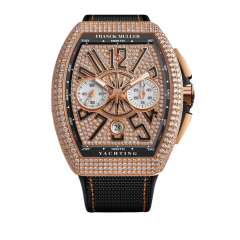 V 41 CC DT YACHT D CD (NR) 5N DM BLK | Franck Muller Vanguard Yachting Chronograph Diamonds 41 x 49.95 mm watch | Buy Now 