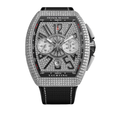 V 41 CC DT YACHT D CD (NR) OG DM BLK | Franck Muller Vanguard Yachting Chronograph Diamonds 41 x 49.95 mm watch | Buy Now 