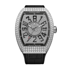 V 41 CH D CD (NR) OG DM BLK | Franck Muller Vanguard Crazy Hours 41 x 49.95 mm watch | Buy Now