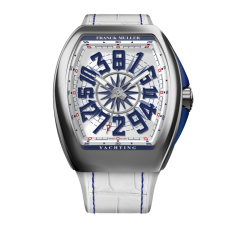 V 41 CH YACHT (BL) AC WH WH | Franck Muller Vanguard Yachting Crazy Hours 41 x 49.95 mm watch | Buy Now