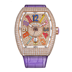 Franck Muller Vanguard Diamonds 41 x 49.95 mm V 41 SC DT COL DRM D CD (VL) 5N DM PR