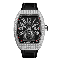 Franck Muller Vanguard Tourbillon Diamonds 41 x 49.95 mm V 41 T D NBR CD (NR) AC BLK BLK