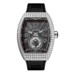 Franck Muller Vanguard Tourbillon Diamonds 41 x 49.95 mm V 41 T D (NR) AC BLK BLK