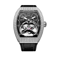 V 41 T GR CS D (NR) OG BLK BLK | Franck Muller Vanguard Gravity Diamonds 41 x 49.95 mm watch | Buy Now