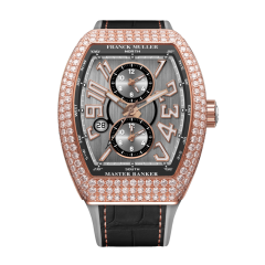 Franck Muller Vanguard Master Banker Diamonds 44 x 53.7 mm V 45 MB SC DT D (NR) 5N GR BLK