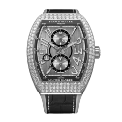 Franck Muller Vanguard Master Banker Diamonds 44 x 53.7 mm V 45 MB SC DT D (NR) AC GR BLK