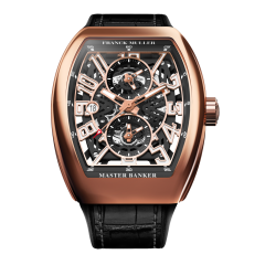 Franck Muller Vanguard Master Banker Skeleton 44 x 53.7 mm V 45 MB SC DT SQT (NR) 5N SK BLK