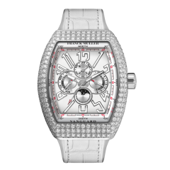 Franck Muller Vanguard Diamonds 44 x 53.7 mm V 45 QP D (BC) AC WH WH