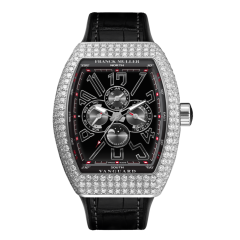 Franck Muller Vanguard Diamonds 44 x 53.7 mm V 45 QP D (NR) AC BLK BLK