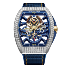  Franck Muller Vanguard Yachting Anchor Skeleton 44 x 53.7 mm V 45 S6 SQT ANCRE FM YACHT D (BL) AC BL-YG BL