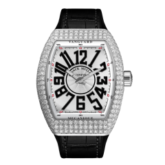 Franck Muller Vanguard Diamonds 44 x 53.7 mm V 45 S D (NR) OG WH BLK