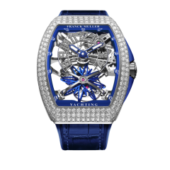 Franck Muller Vanguard Yachting Gravity Diamonds 44 x 53.7 mm V 45 T GR CS SQT YACHT D NBR CD (BL) OG SK BL