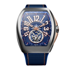  Franck Muller Vanguard Yachting Tourbillon 44 x 53.7 mm V 45 T YACHT STG (5N) AC BL BL