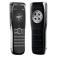 X7222-113-01 | XOR Titanium X2 Alligator Black phone. Buy Online