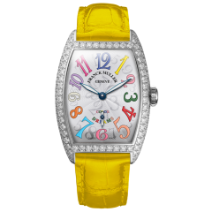 Franck Muller Cintree Curvex Color Dreams 25.1 x 35.1 mm 1750 S6 COL DRM D OG WH YL