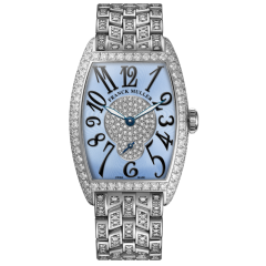 Franck Muller Cintree Curvex Diamonds 25.1 x 35.1 mm 1750 S6 D 2P F PT LBL BR