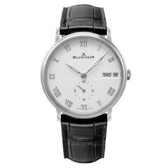 6652-1127-55B | Blancpain Villeret Jour Date Automatic 40.5 mm watch. Buy Online